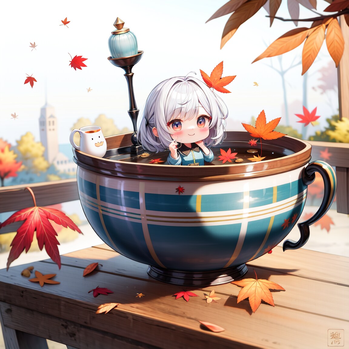 何故かカップに入りがちなちびちゃん