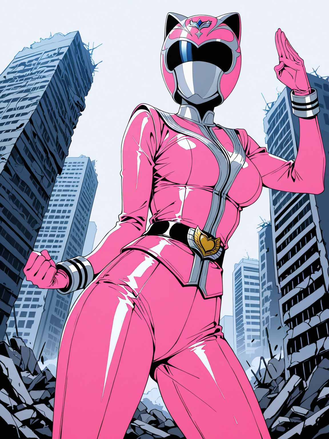 戦隊ピンクの正体 | の人気AIイラスト・グラビア