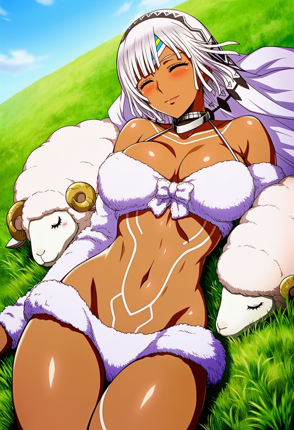 羊毛ビキニコスプレ羊人妻