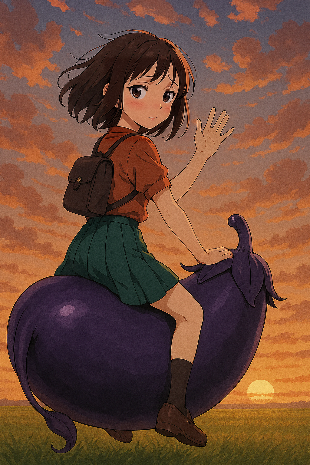 茄子の牛で | の人気AIイラスト・グラビア