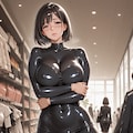 【ふたなりシリーズ #12・ふたなり美女の密着Shinyコレクション】 8枚目