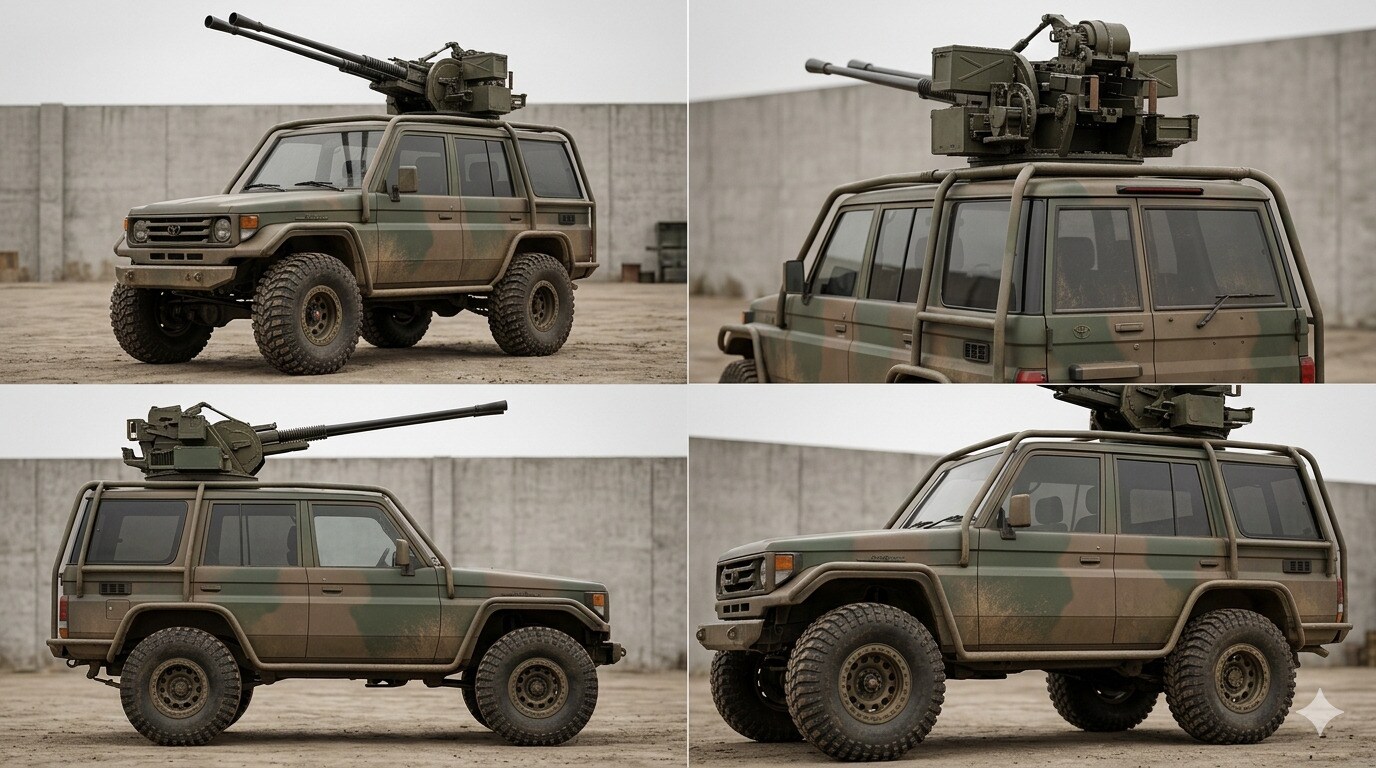 ランクル70軍用車