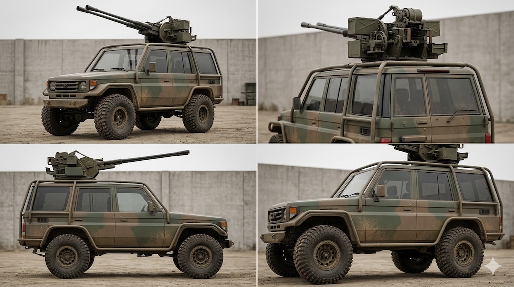 ランクル70軍用車