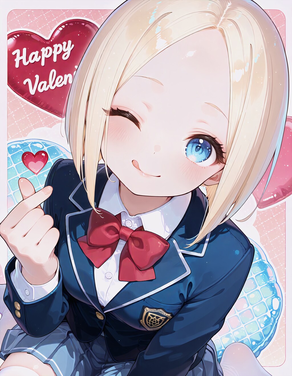 ハ（ッ）ピ（ー）バ（レンタイン）♡