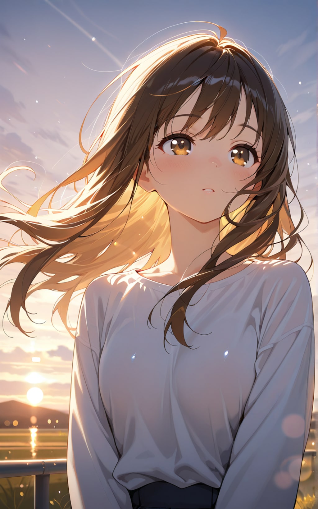 夕暮・黄昏・美少女