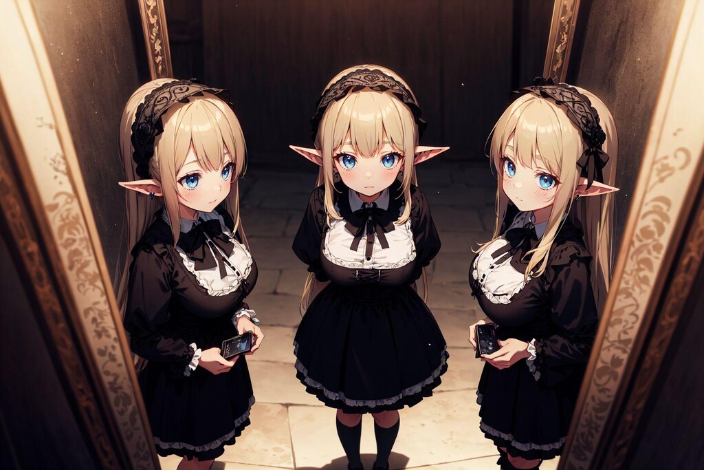 ゲーミングガールになり損ねたゴスロリエルフさん
