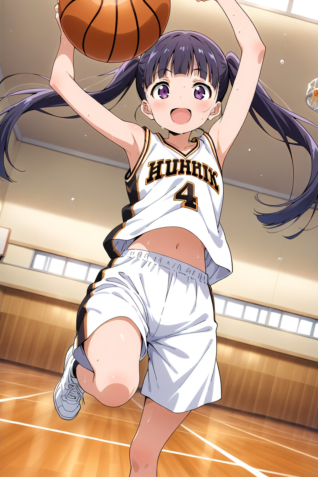 ナツミちゃんとおへそバスケ