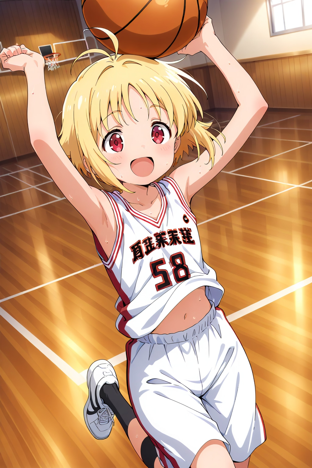 ナツミちゃんとおへそバスケ