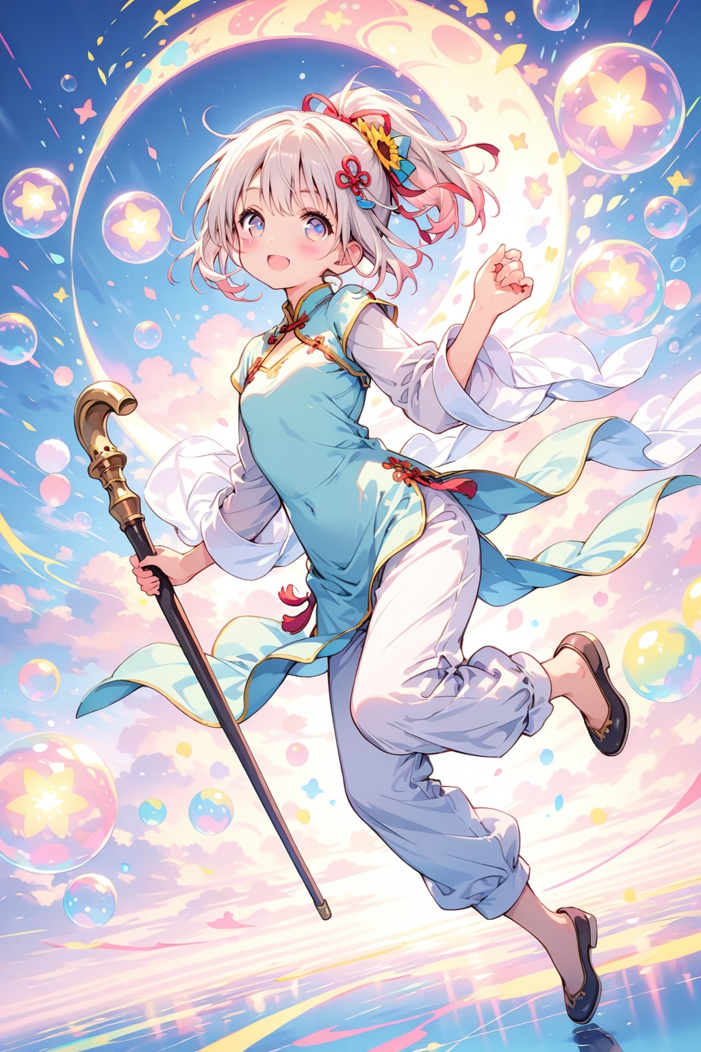 チャイナ服の小花ちゃん