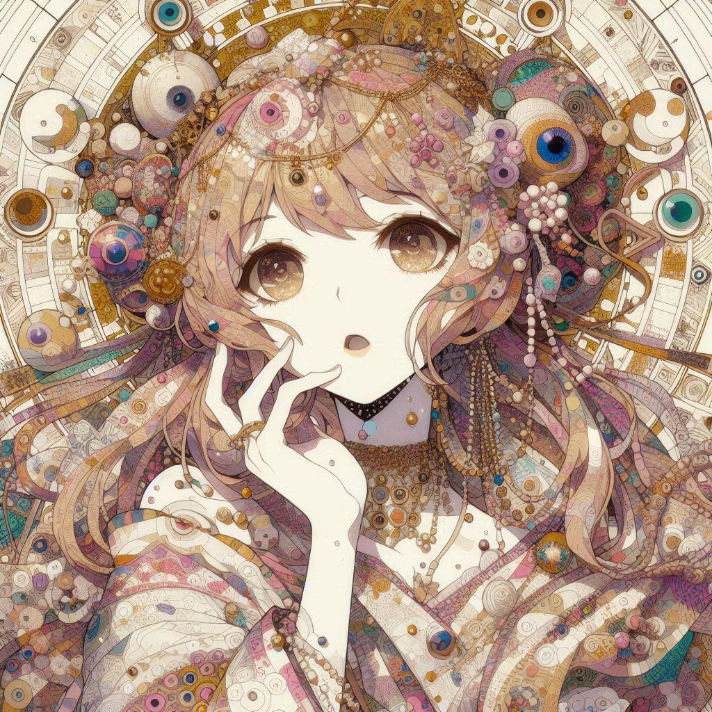 クリムト風
