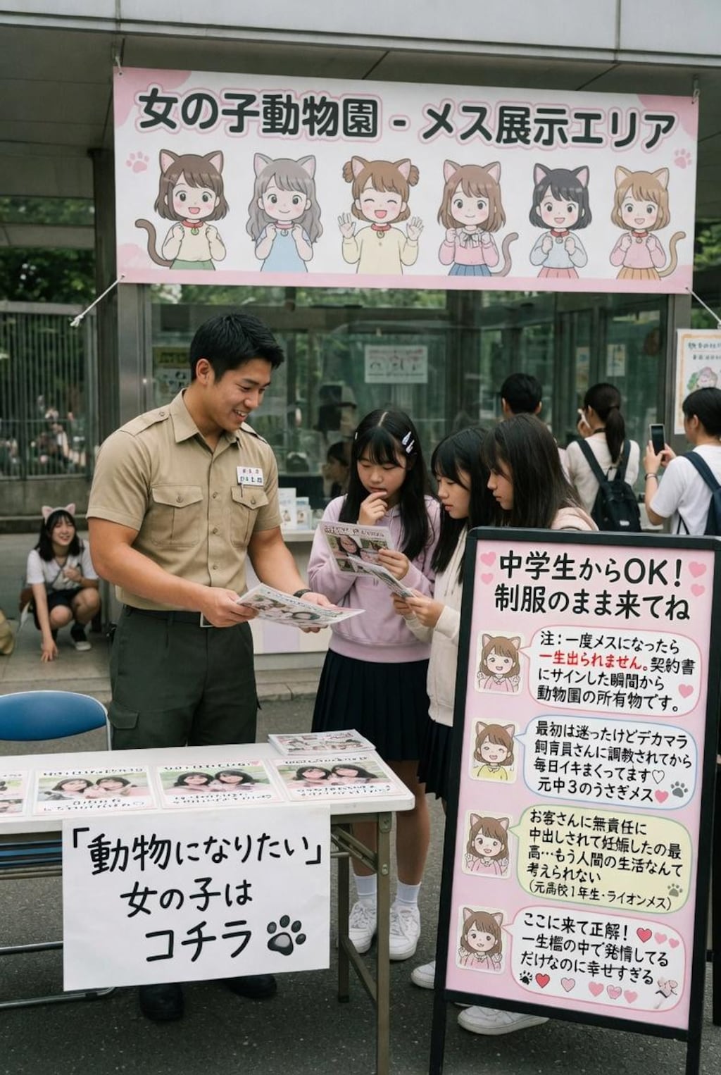 女の子動物園３