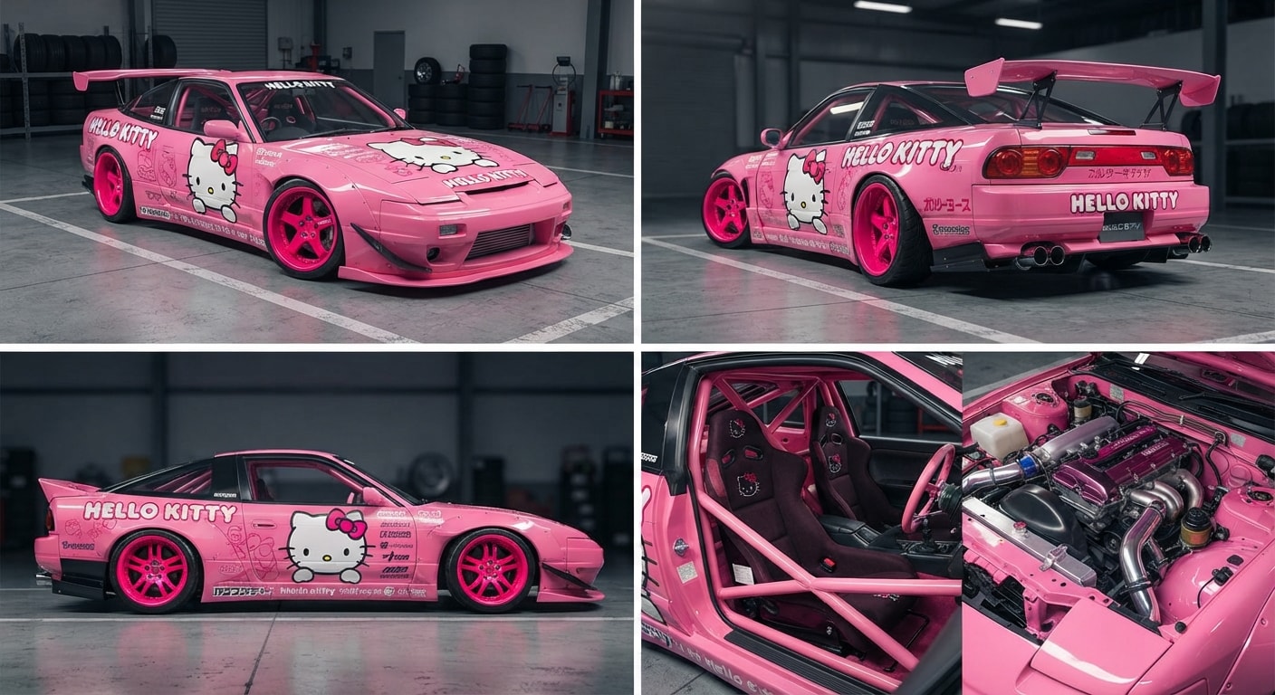 ハローキティ180SX | の人気AIイラスト・グラビア