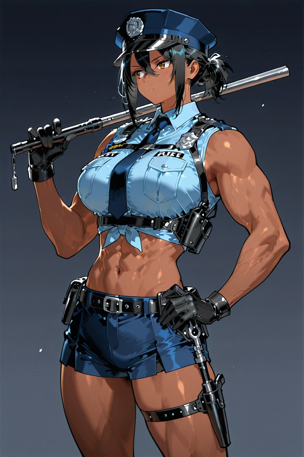 警棒と警官