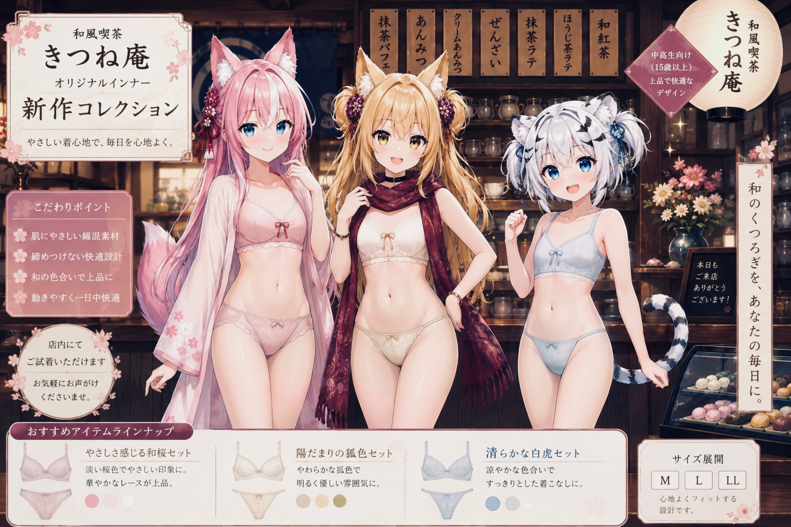 皆の子のパンツ見せて最終日🩲✨