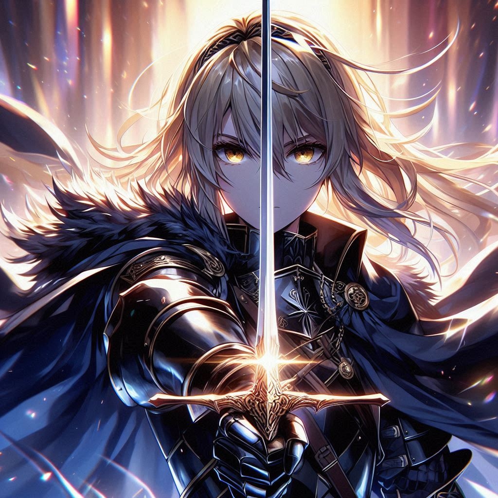 ブロンドの女騎士さん805