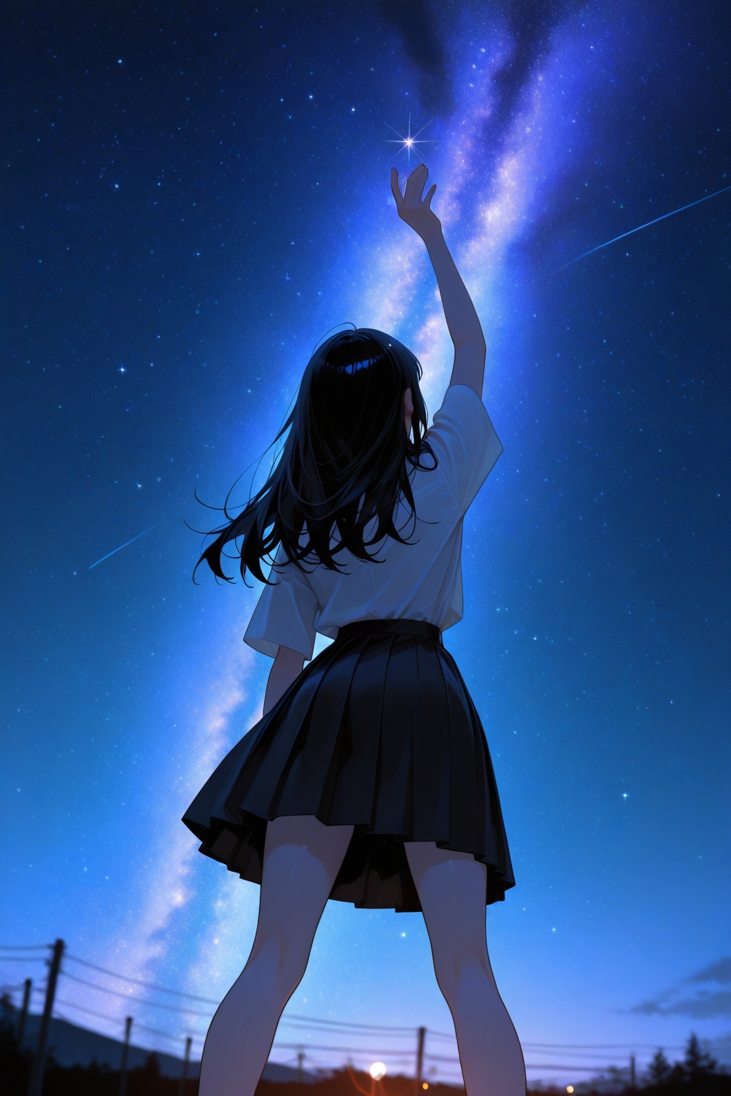 星に手を伸ばす
