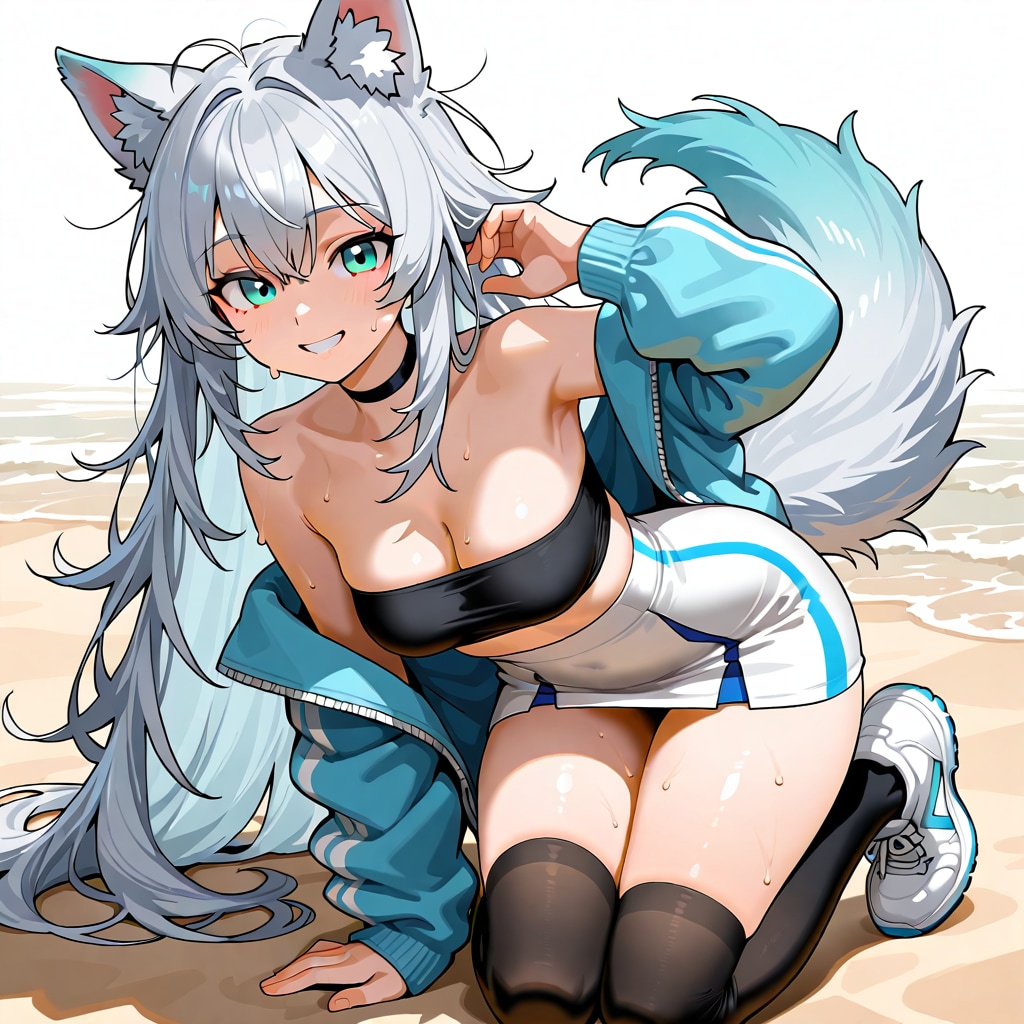 オオカミになっていただいた。
