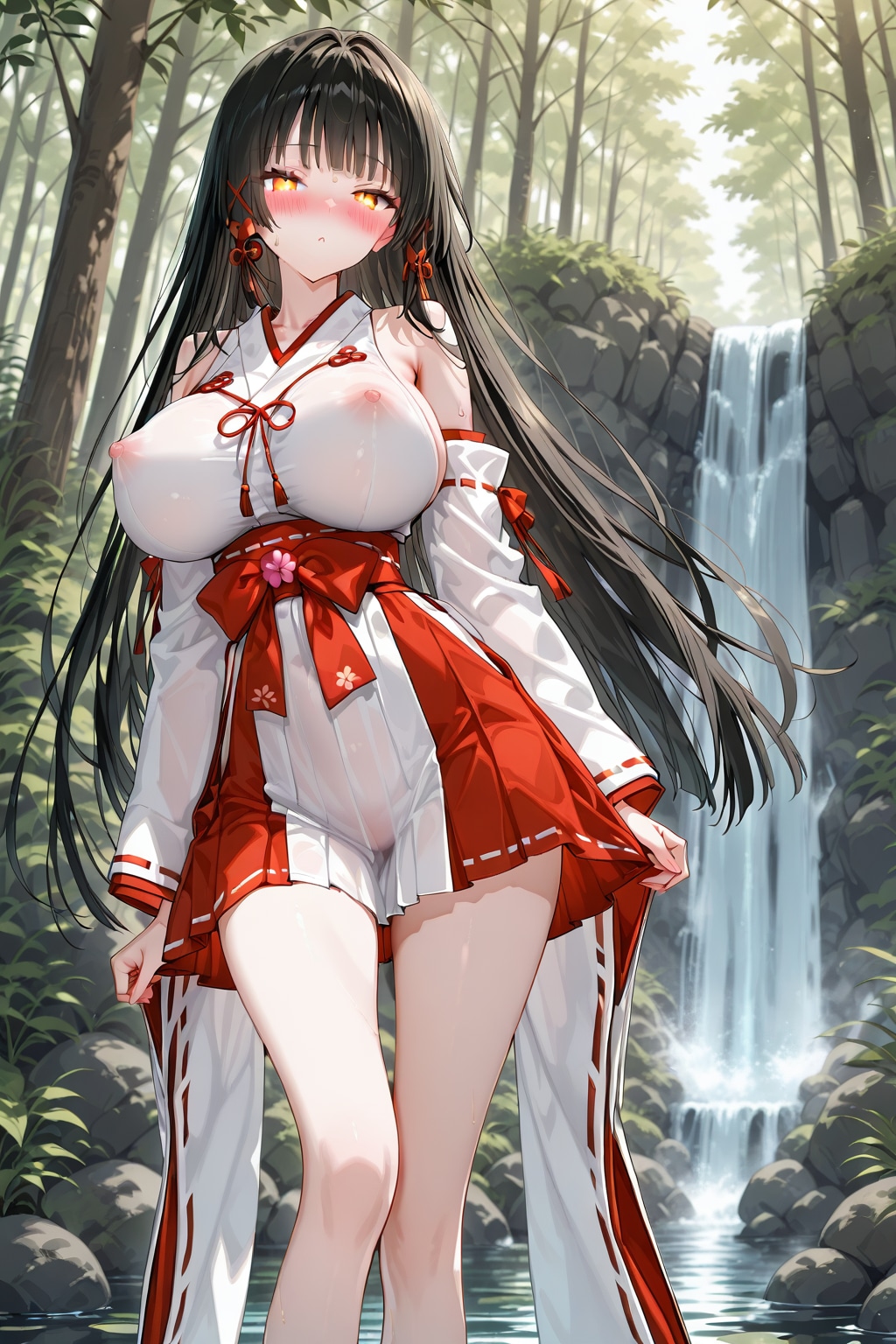 滝行巫女