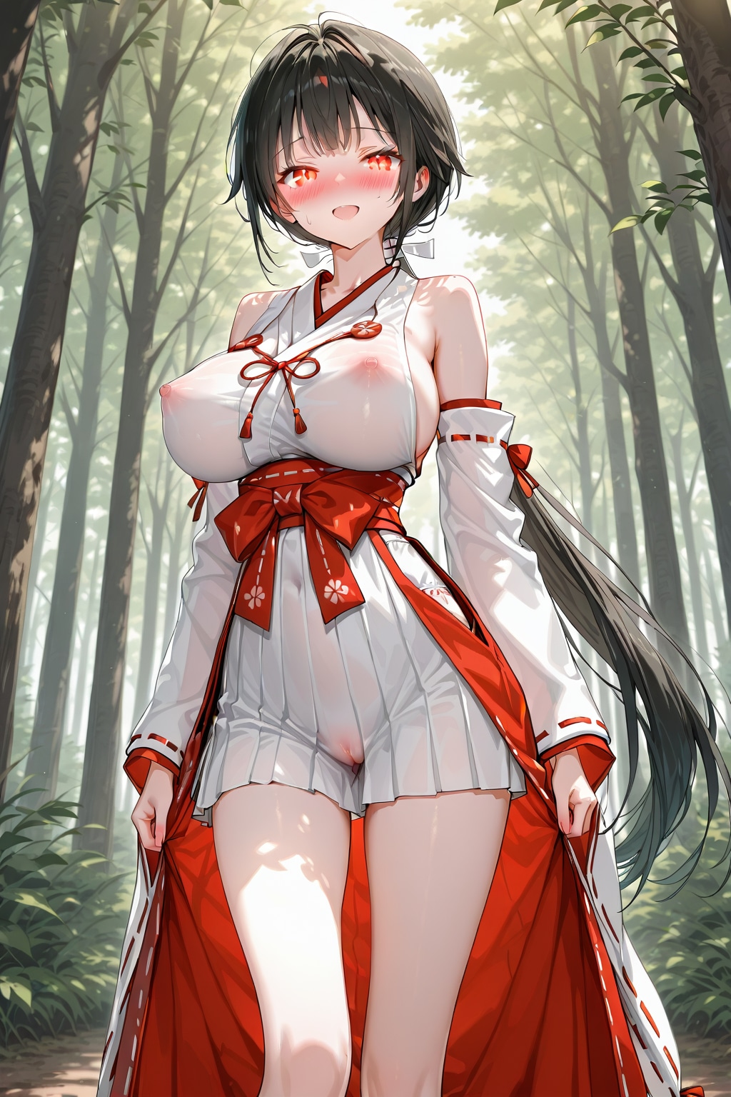 滝行巫女