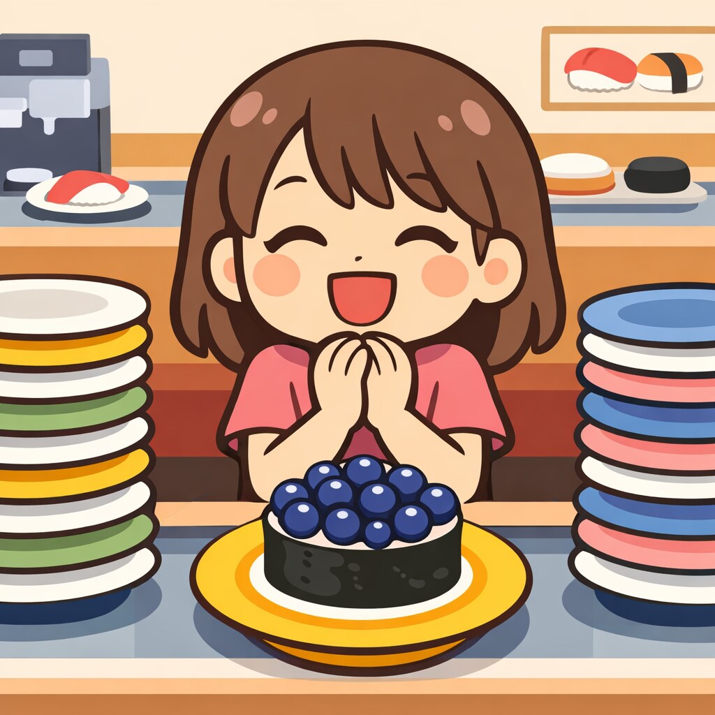 ブルーベリー軍艦巻き | の人気AIイラスト・グラビア