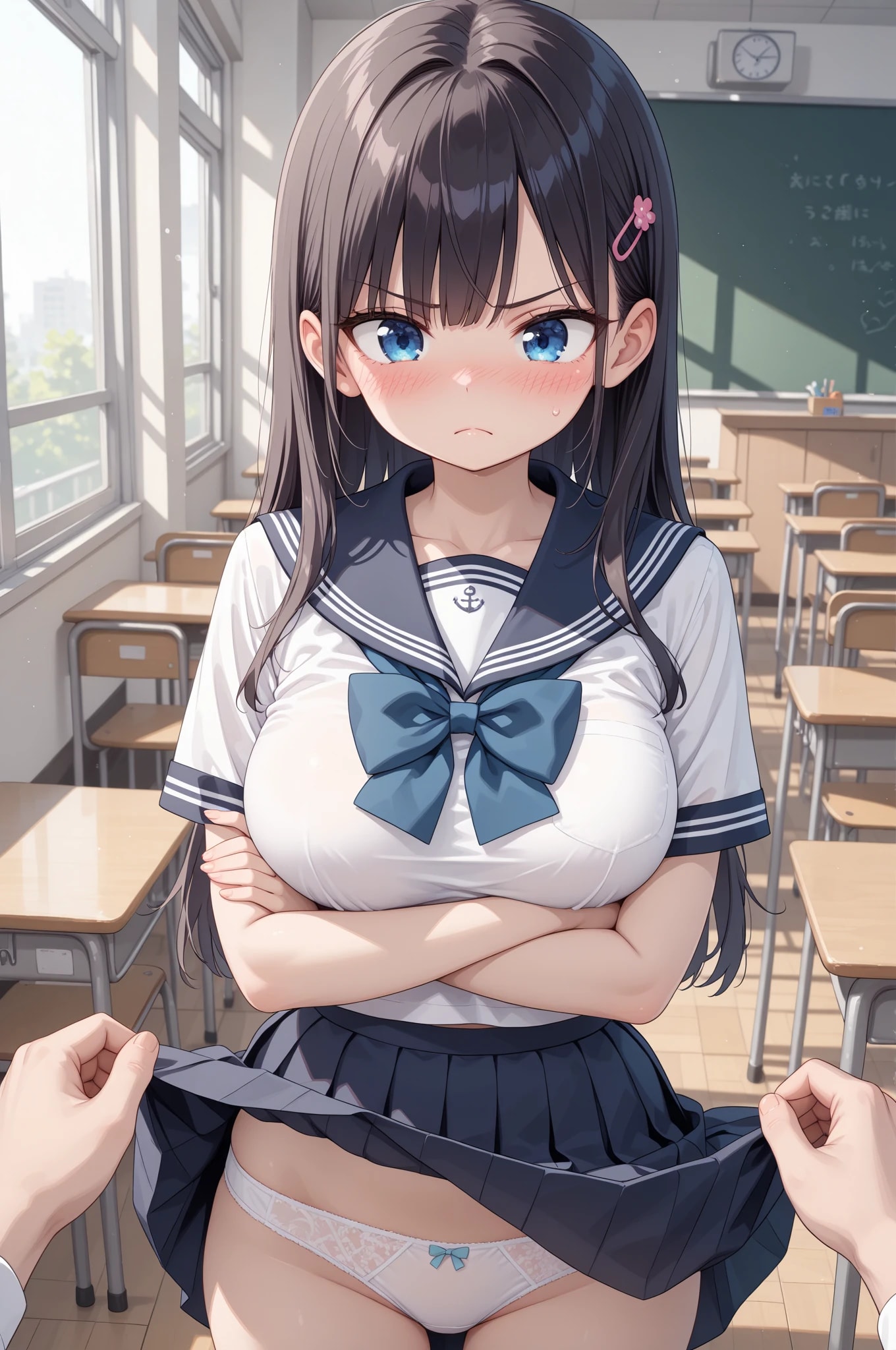 あのねっ！見たくてもめくっちゃダメなんだよ