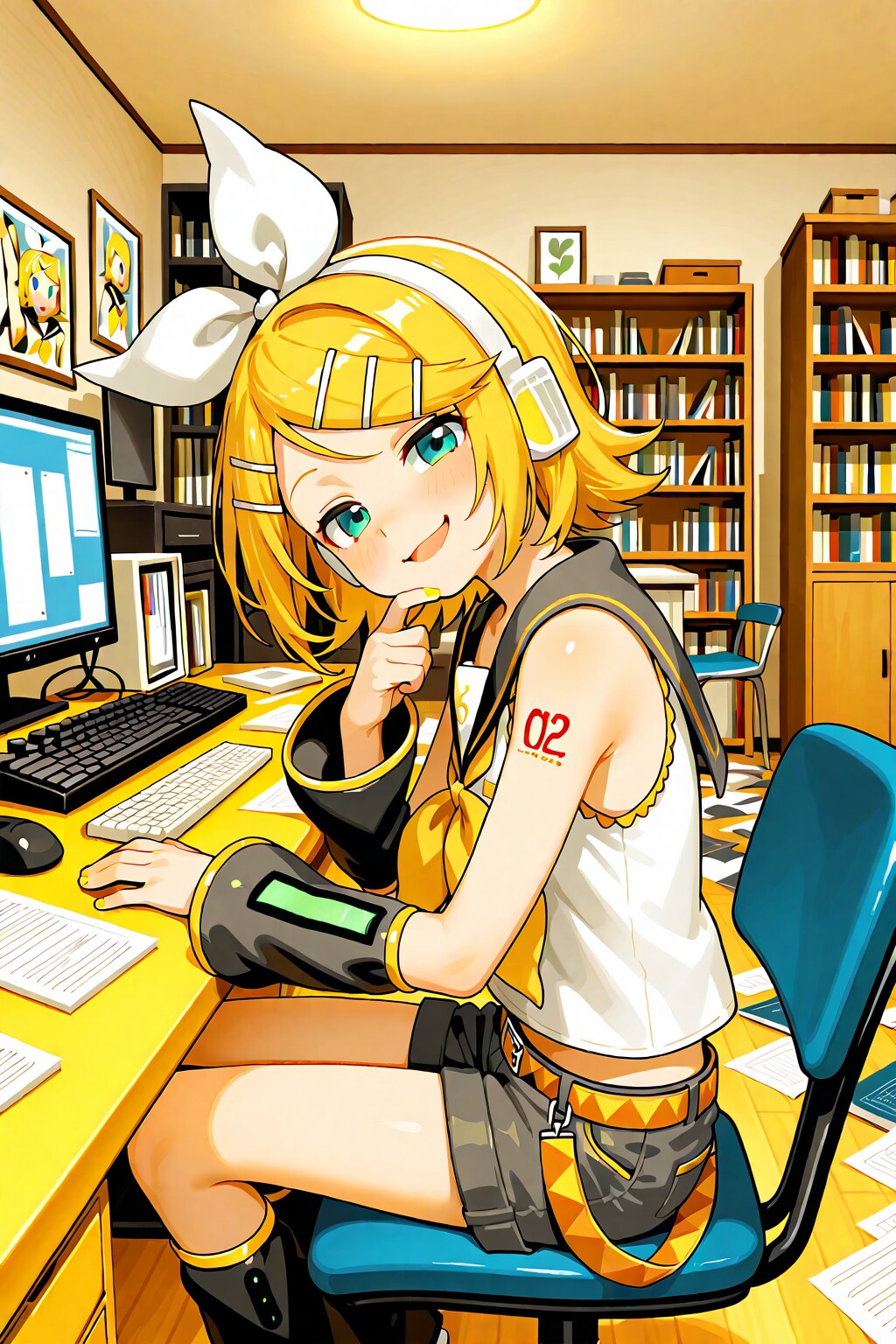 鏡音リン５９ | の人気AIイラスト・グラビア