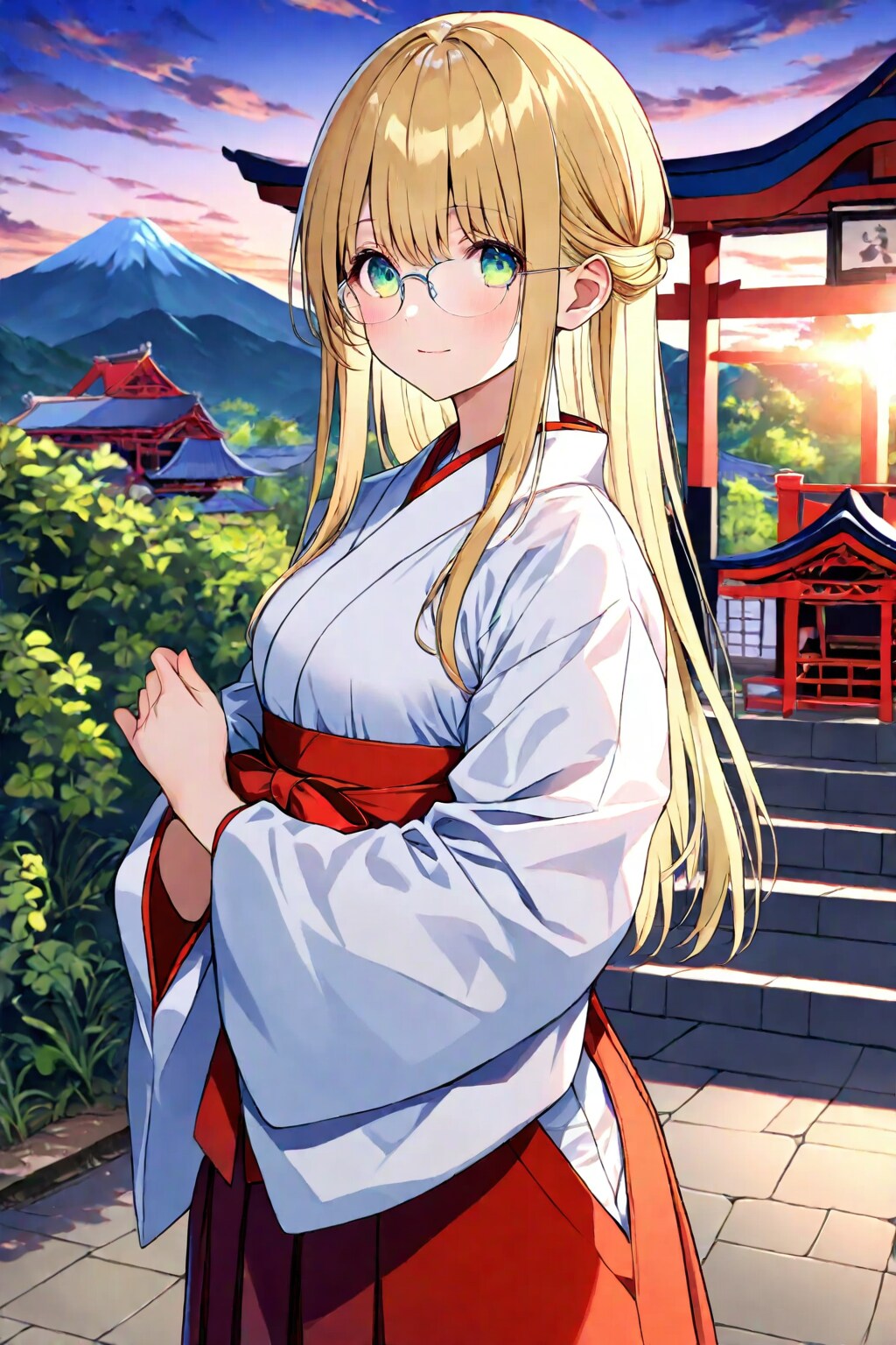 クオーター巫女
