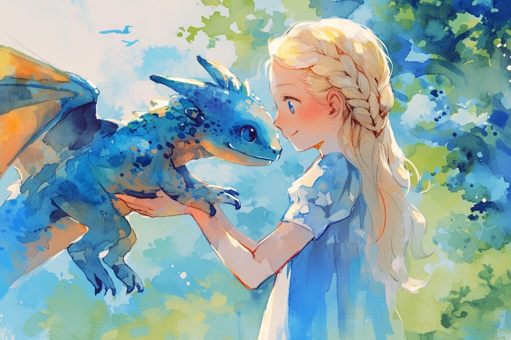 ドラゴンと少女（竜騎士）02