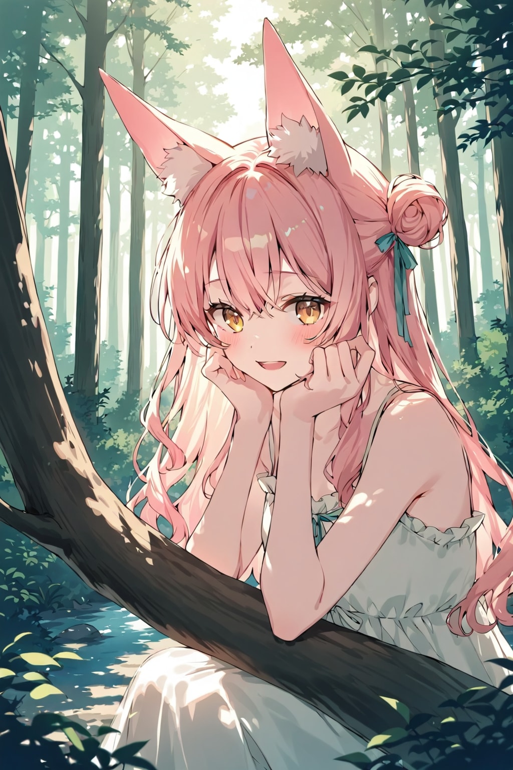 森の中でひと休み