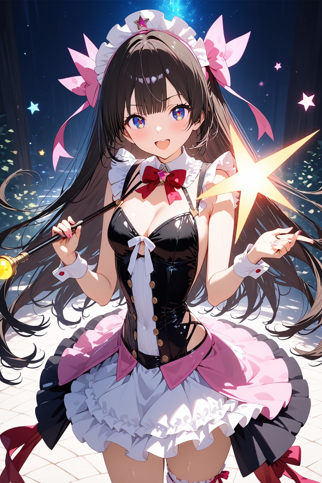 黒髪の魔法少女