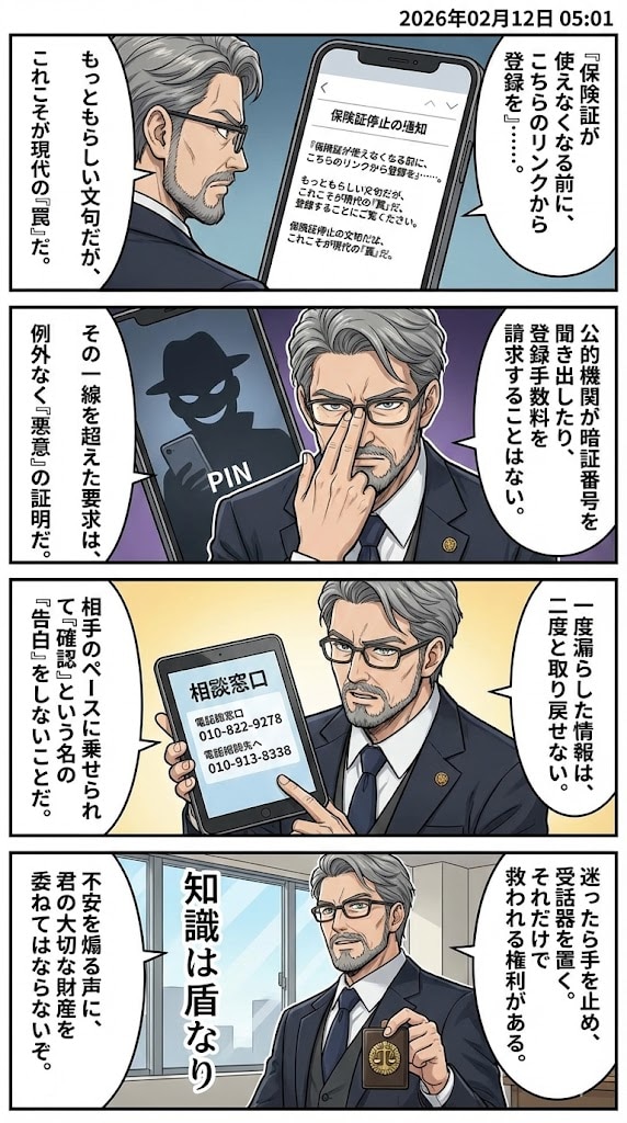 「マイナ保険証」便乗詐欺　毎日漫画5時 | の人気AIイラスト・グラビア