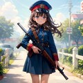 軍服幼女 4枚目