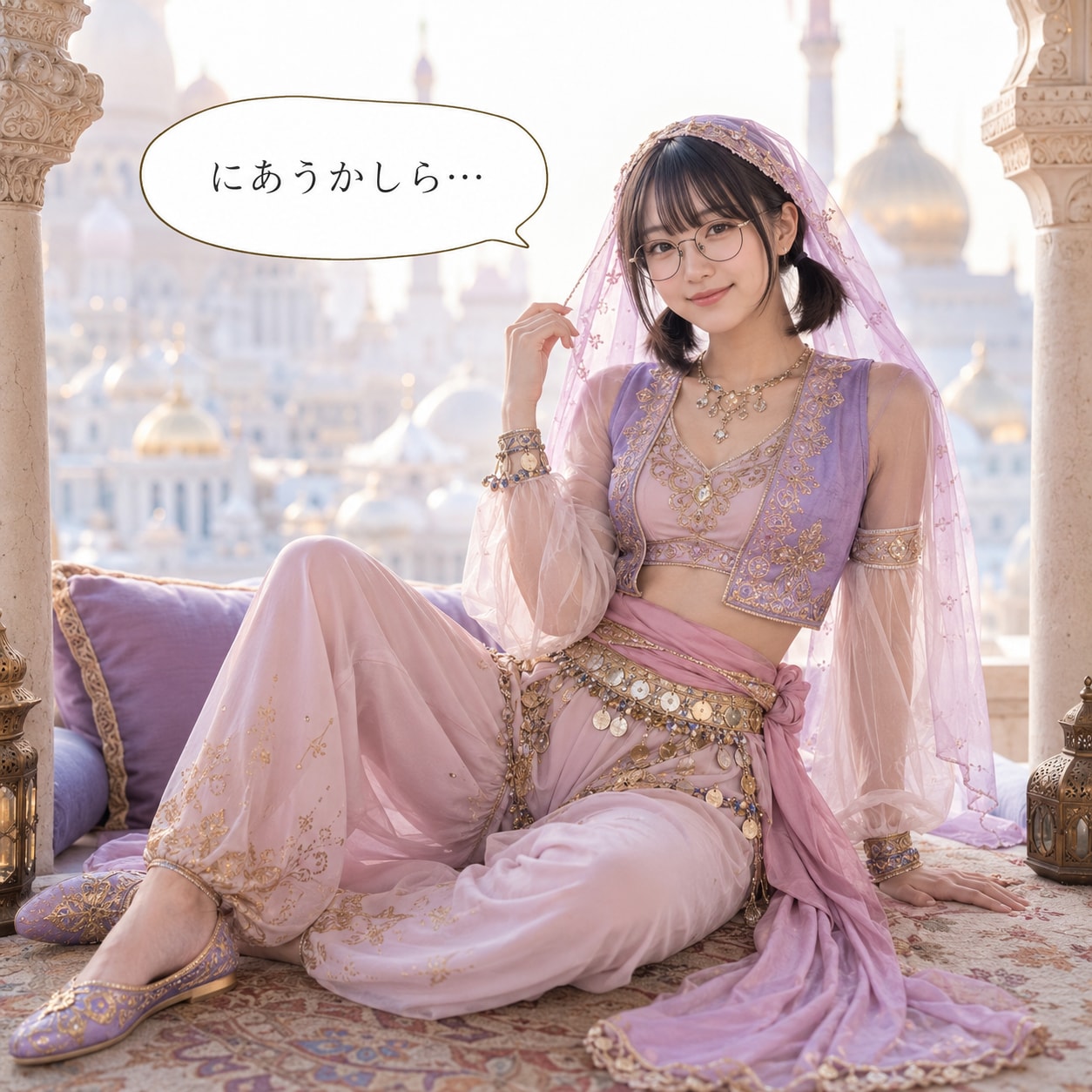 ハーレムパンツのびかちゃん