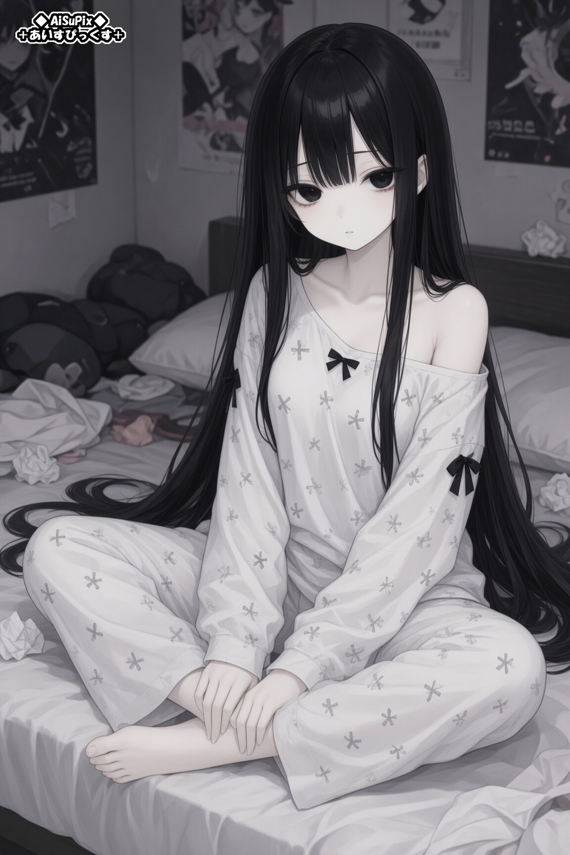 💙AiSuPix／病みかわ男の娘💙 | の人気AIイラスト・グラビア