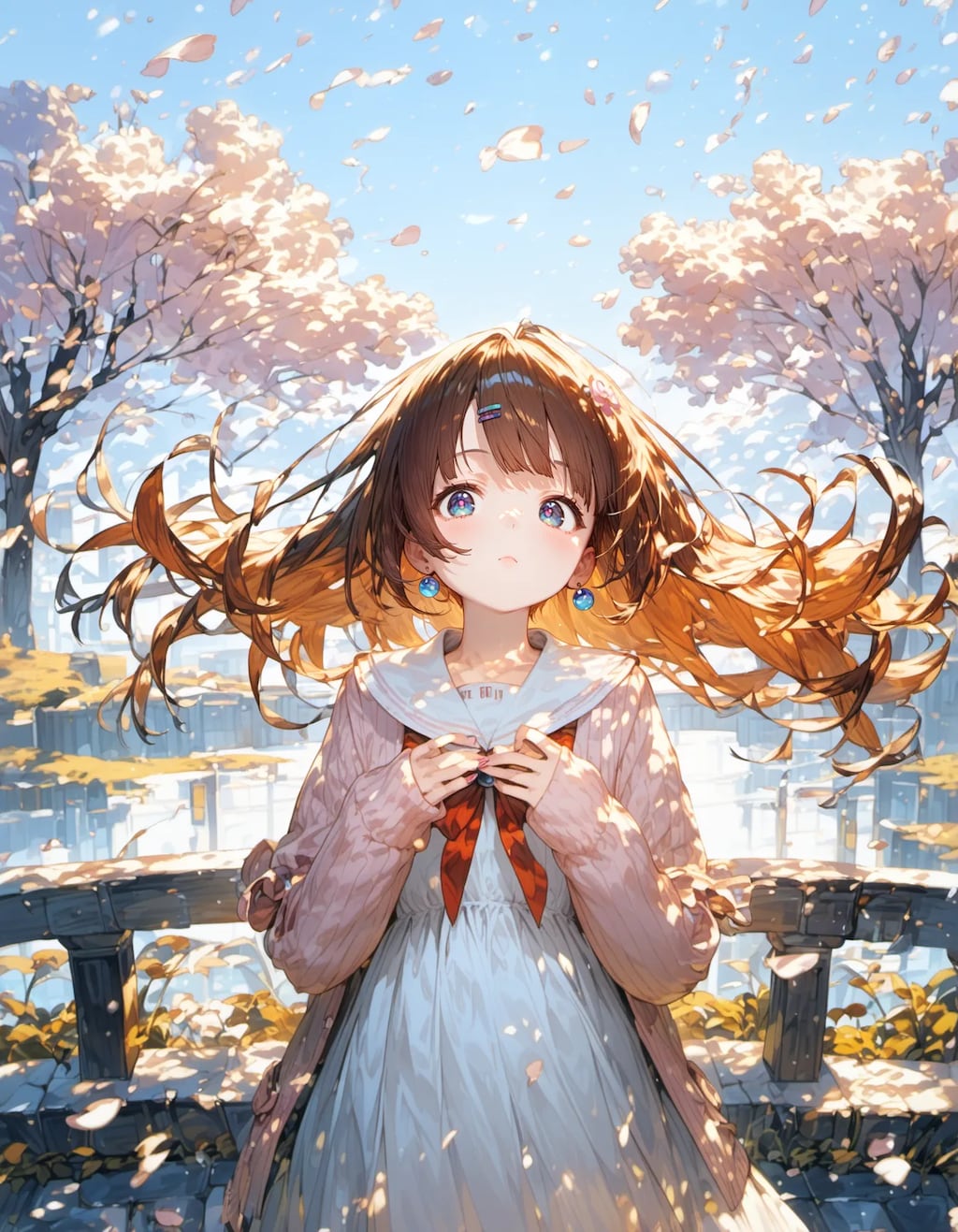 Petals Carried by a Hesitant Heart