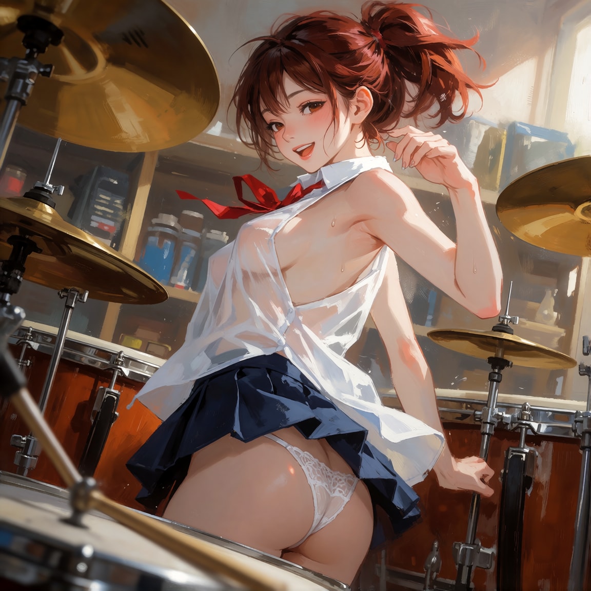 スリーブレスドラマー