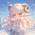ふわ雪ひつじ娘 11枚目