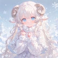 ふわ雪ひつじ娘 2枚目