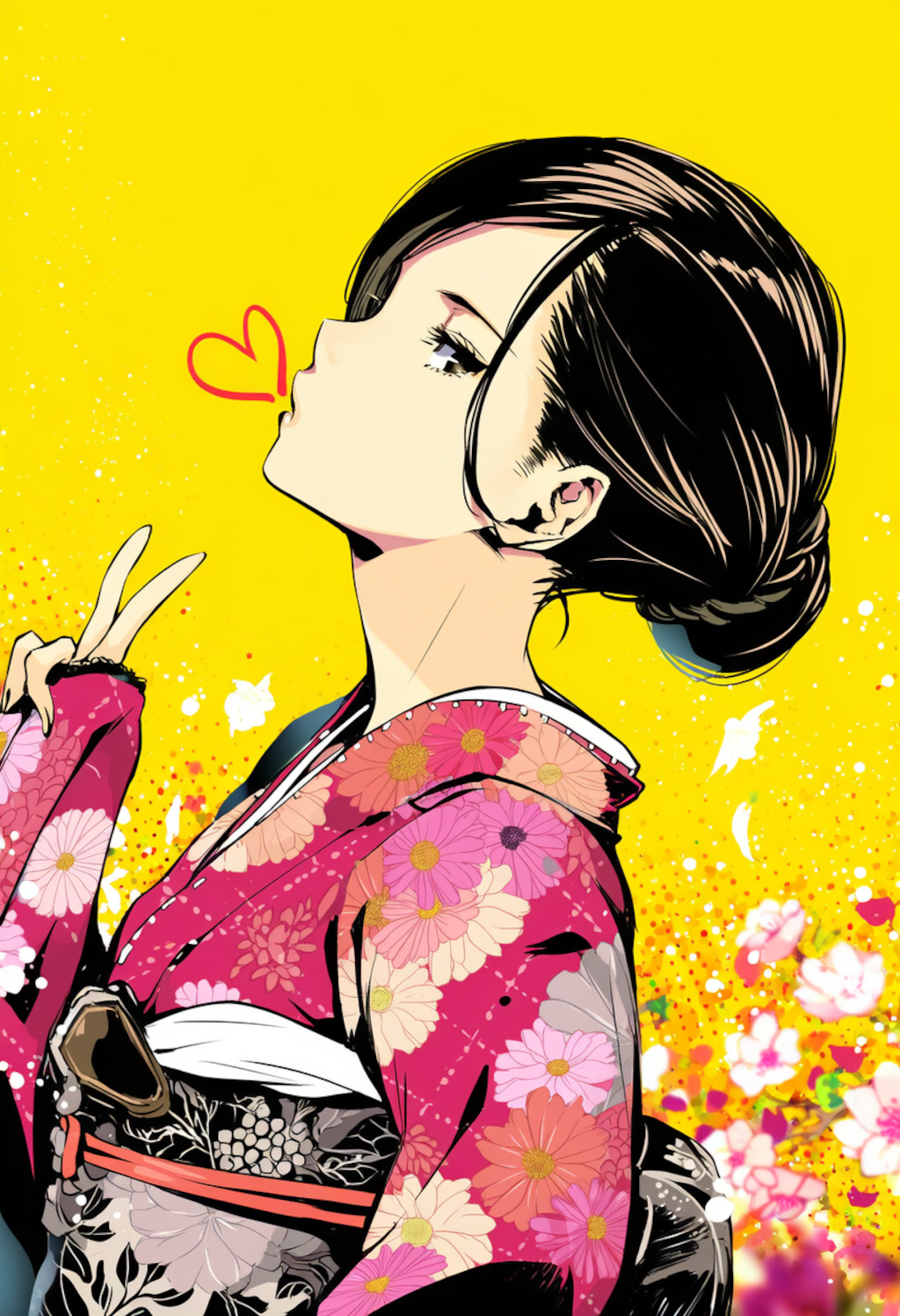 ピースにキッス！