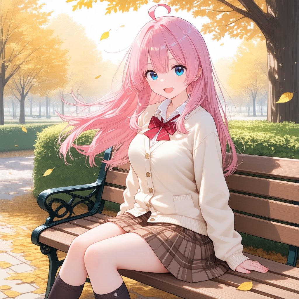 ピンク髪の子３