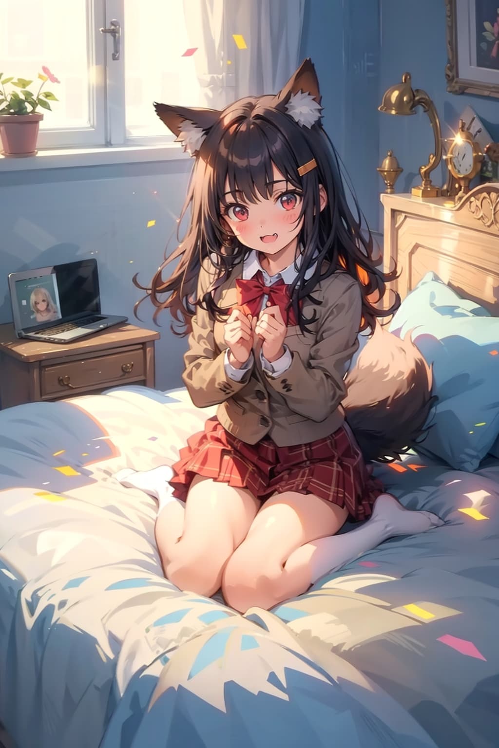 今日の狐耳娘