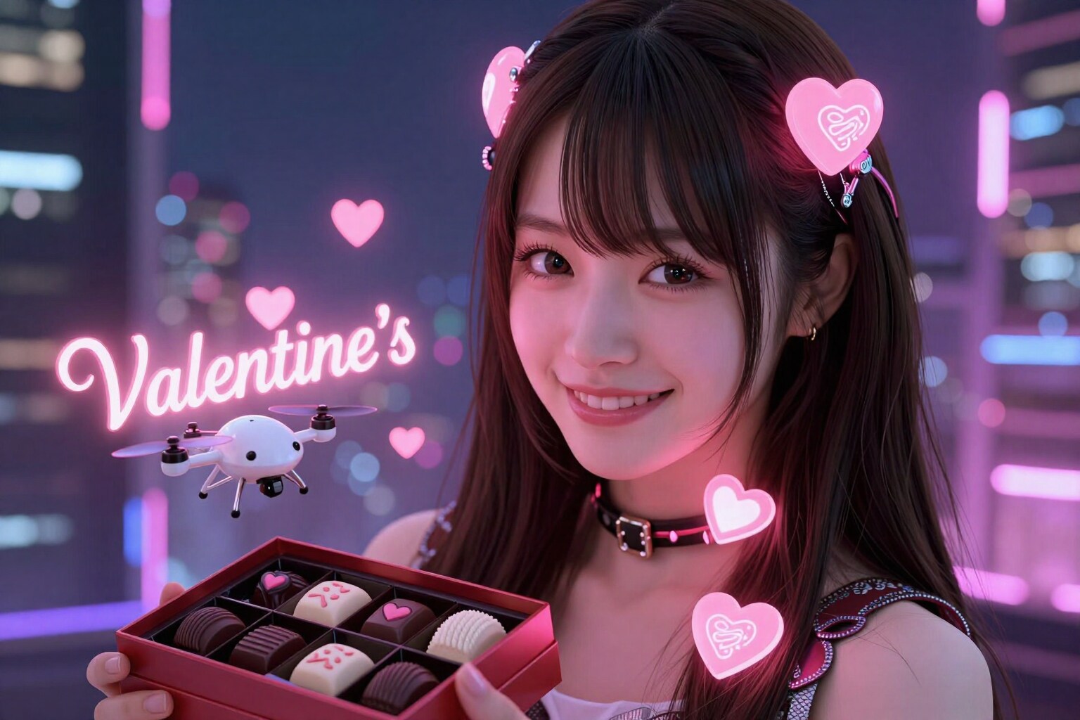 ミニドローンが運ぶ甘い夜