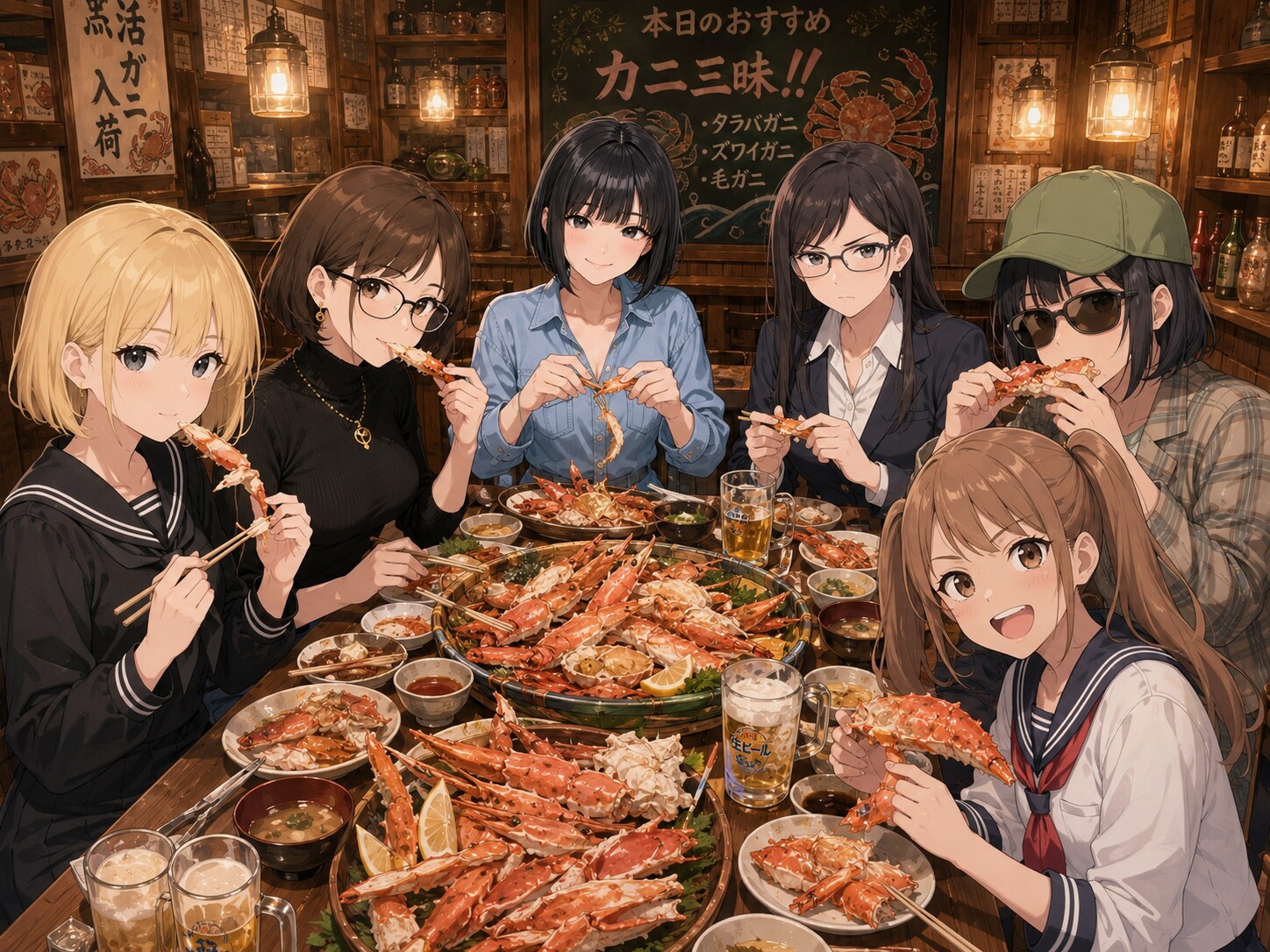 うちの子カニ三昧