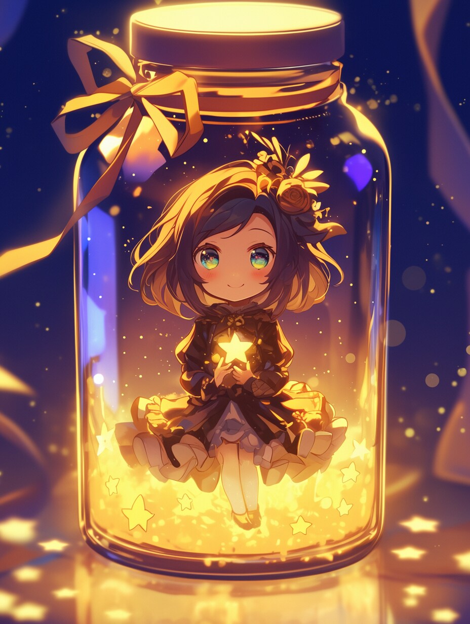 「瓶詰の少女」黄100