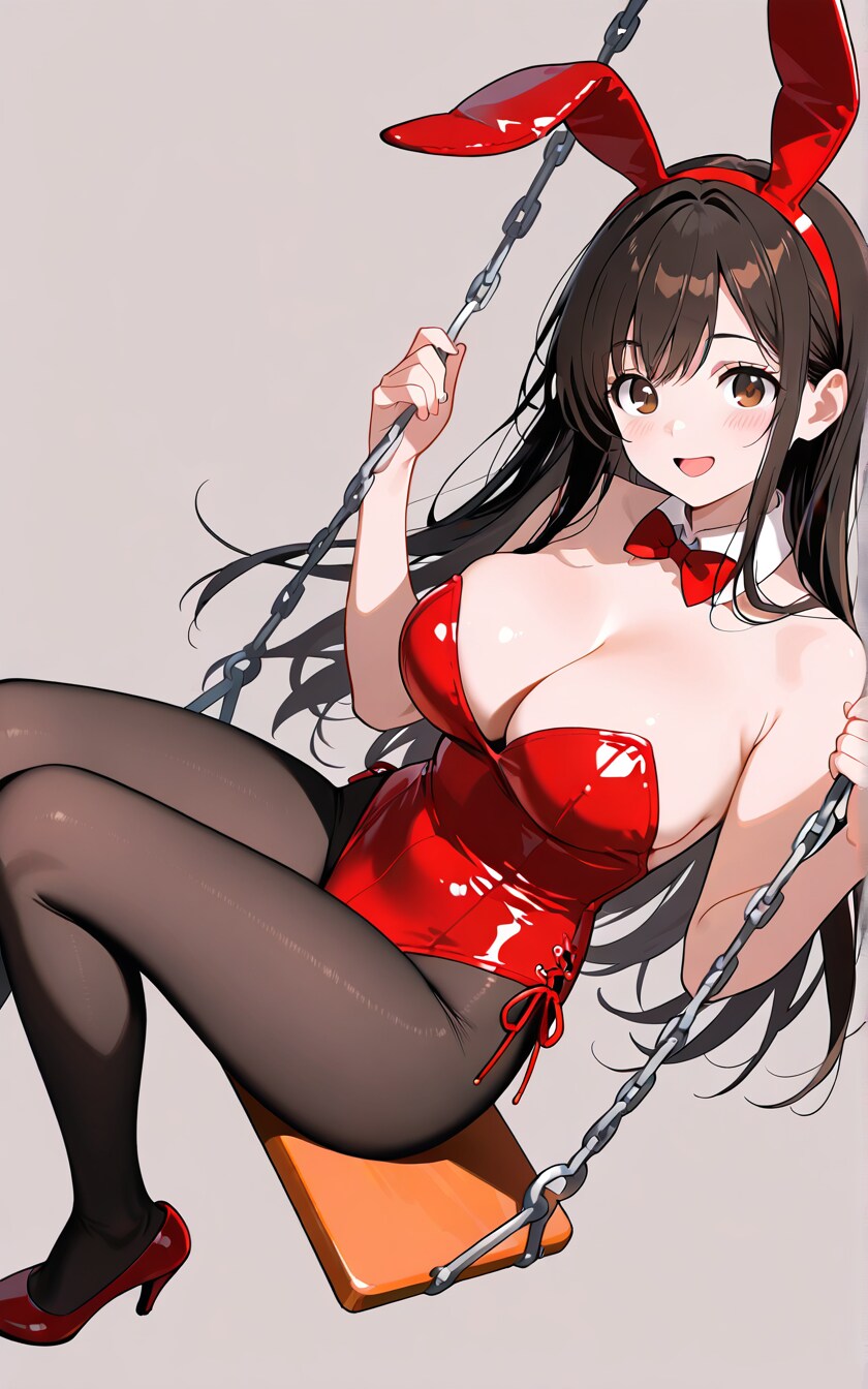 バニーとブランコ