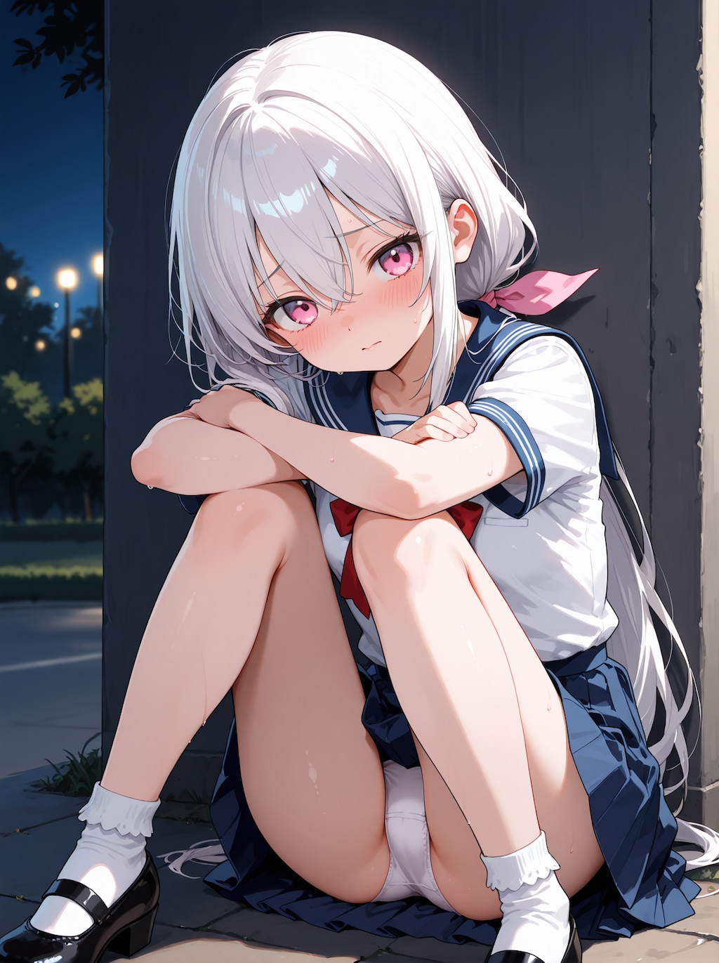パンチラ神○ち少女