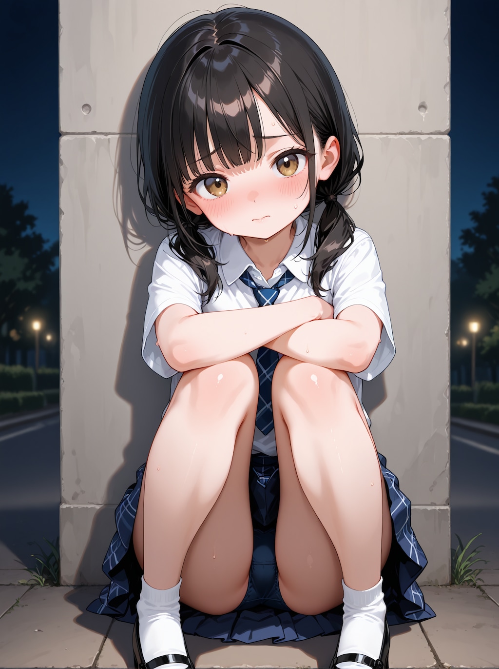 パンチラ神○ち少女