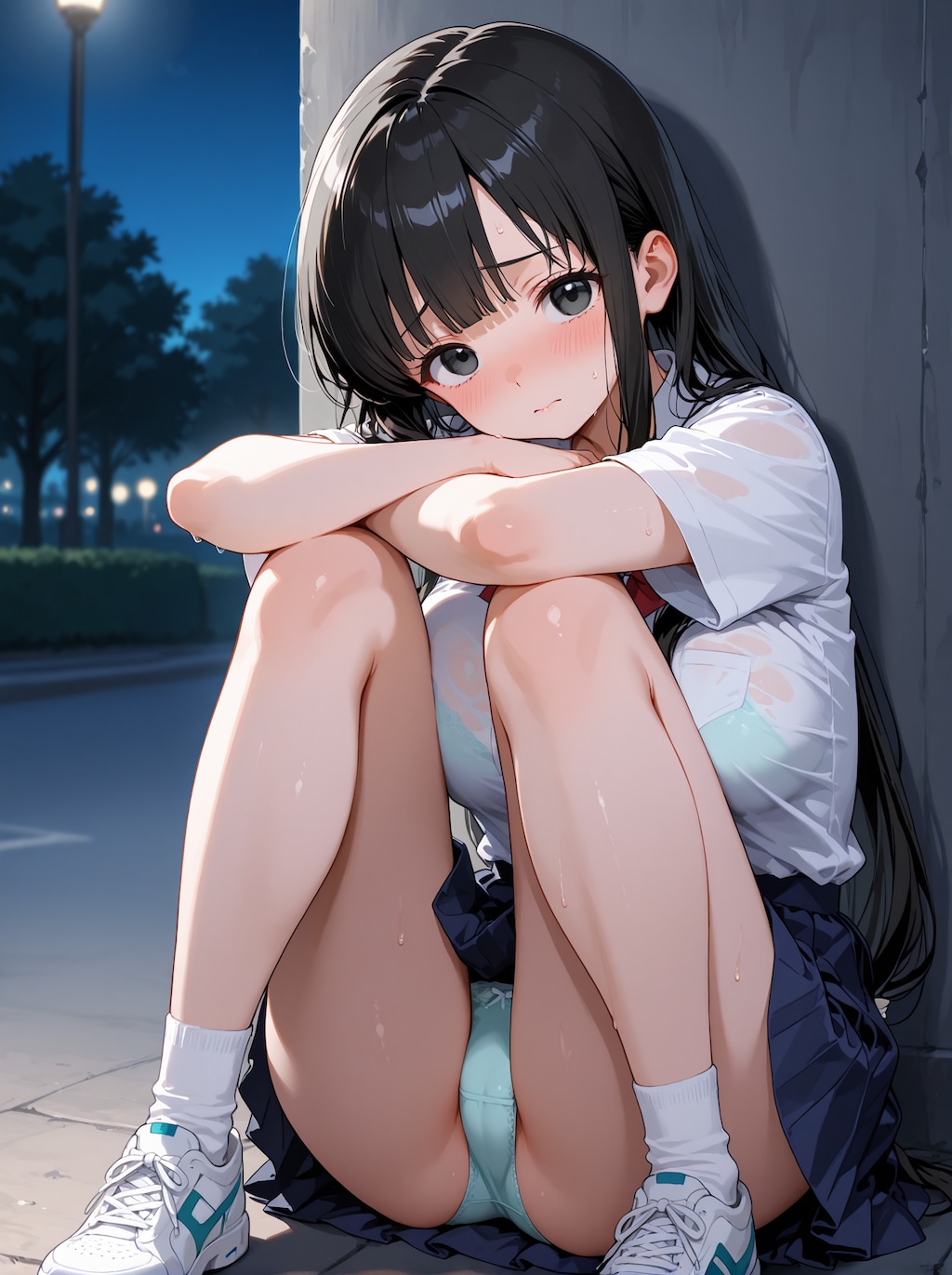 パンチラ神○ち少女