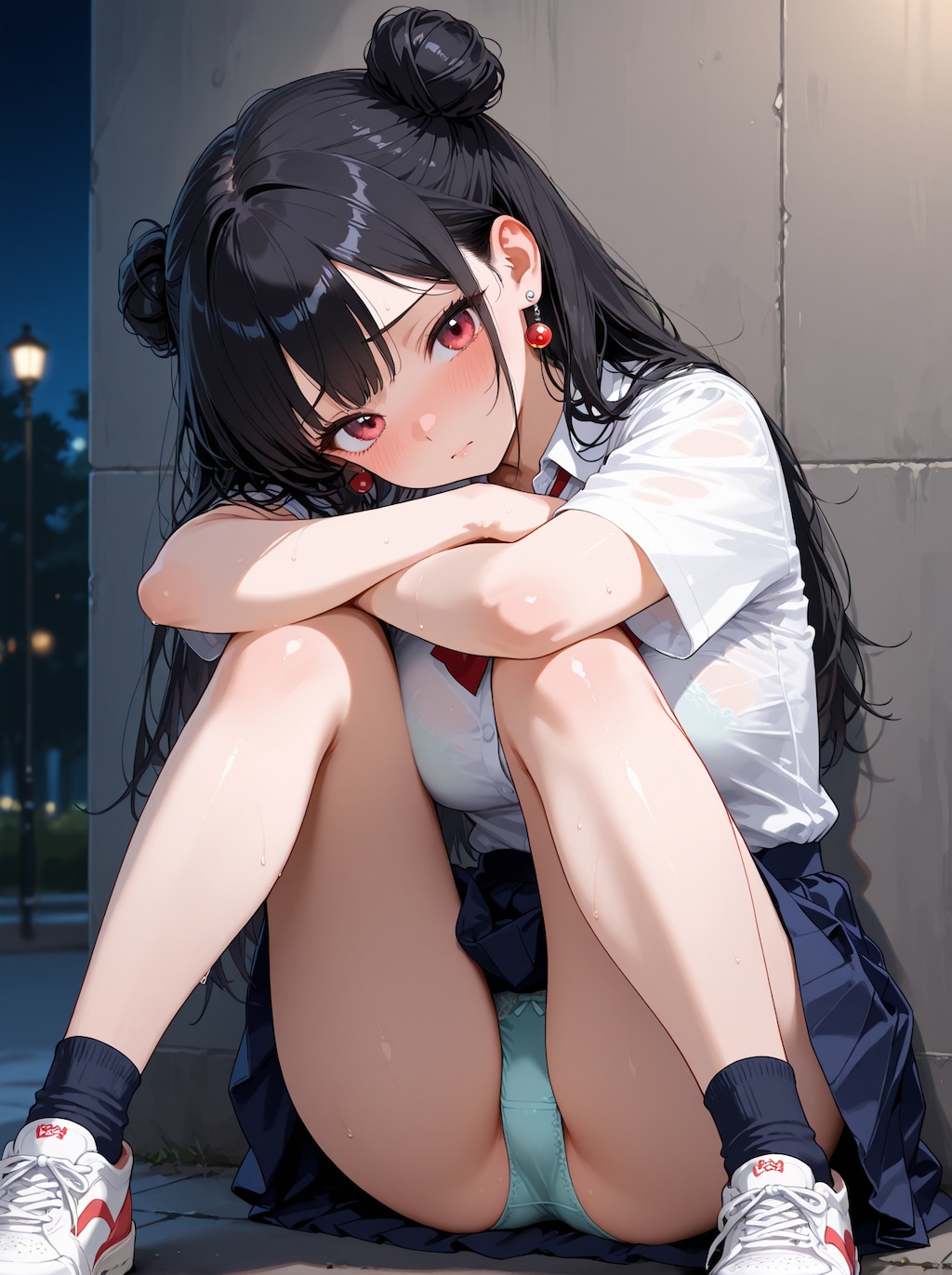パンチラ神○ち少女