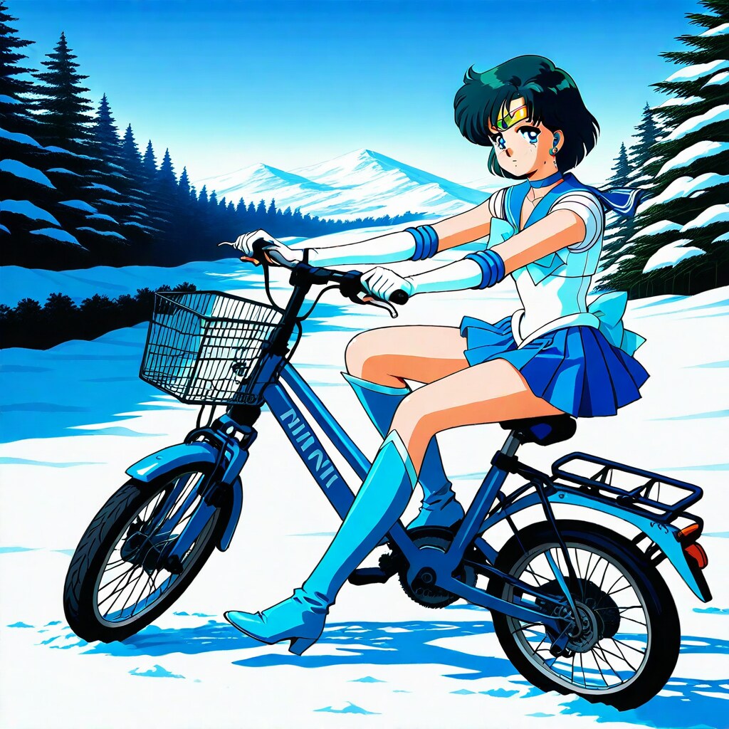 自転車に乗るセー〇ー戦士_DRAGON